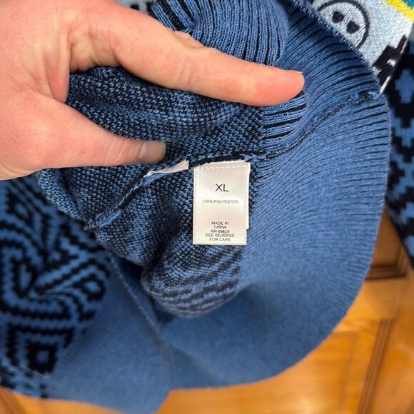 LOGO Smiley Face Mock Turtleneck Sweater Women’s XL - Picture 5 of 7